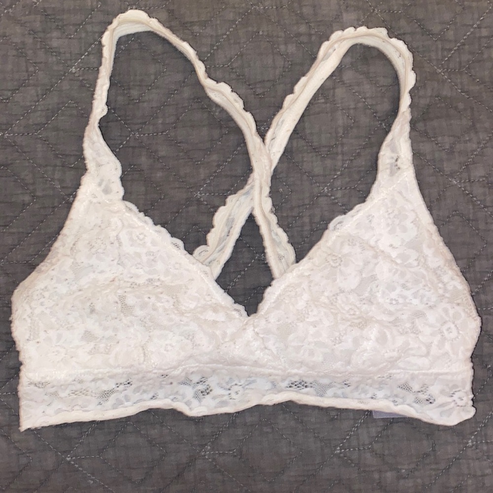 white aerie bralette